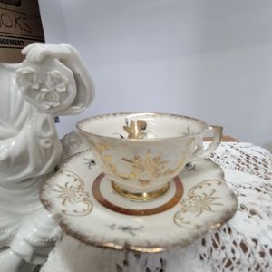 German demitasse cup and saucer Antique.